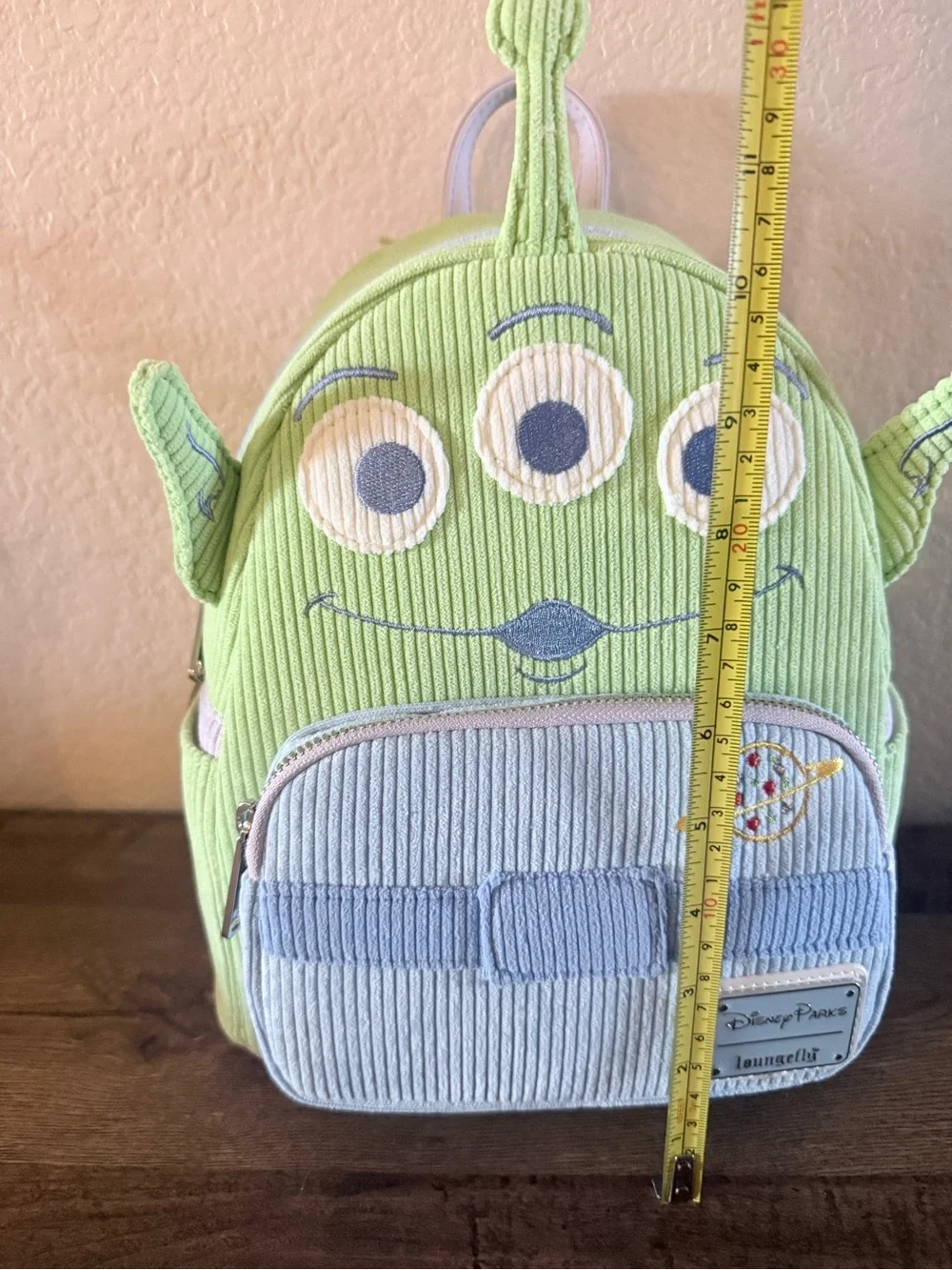 Disney Toy Story Light Green & Light Blue Alien Mini Backpack NTW